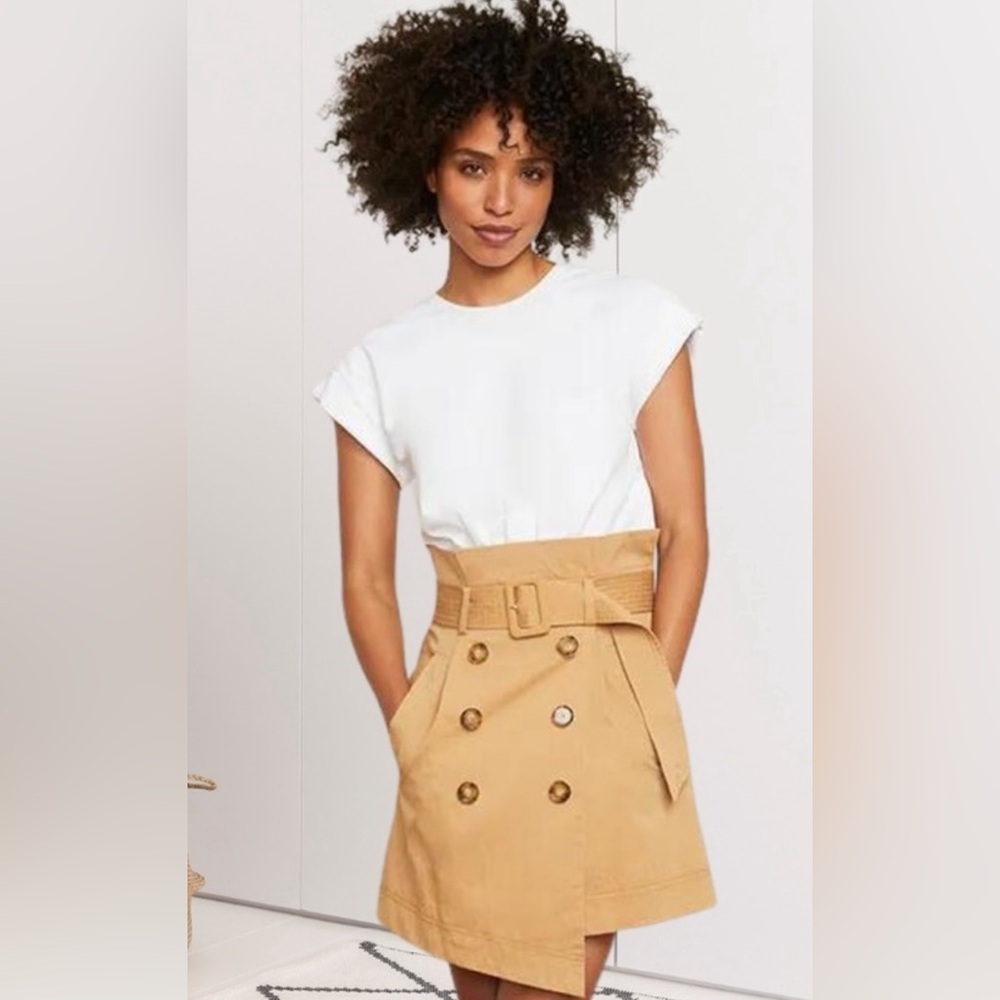 Veronica Beard khaki shirt dress (skirt/top attached) size M